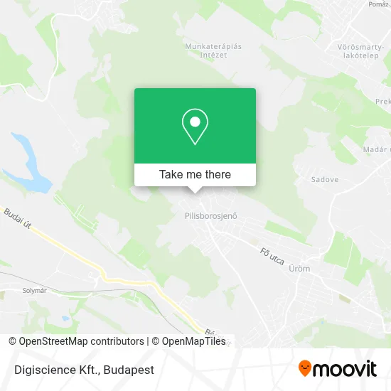 Digiscience Kft. map