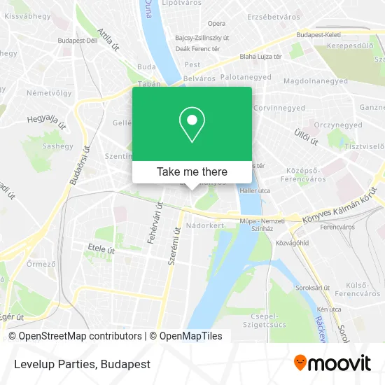 Levelup Parties map