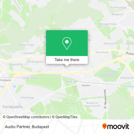 Audio Partner map