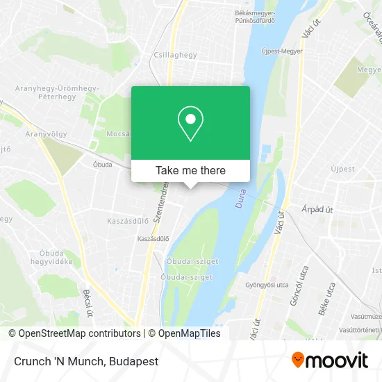 Crunch 'N Munch map