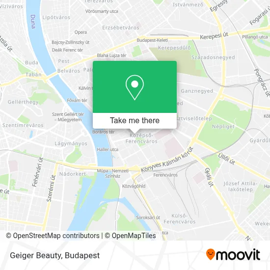 Geiger Beauty map