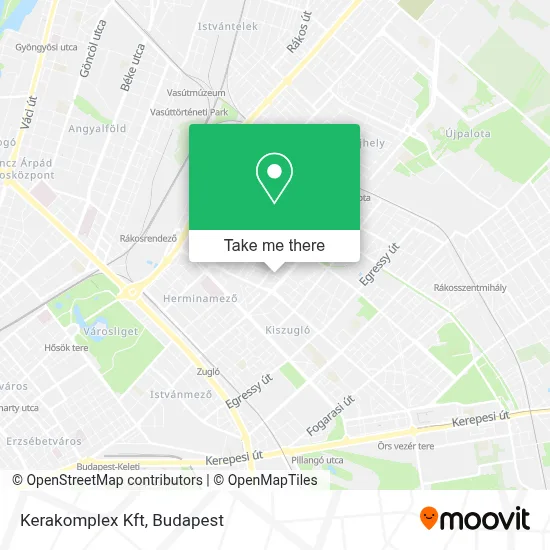 Kerakomplex Kft map