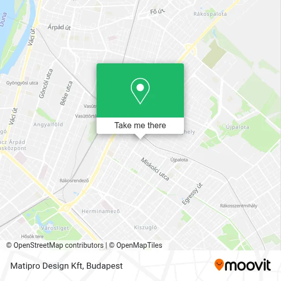 Matipro Design Kft map