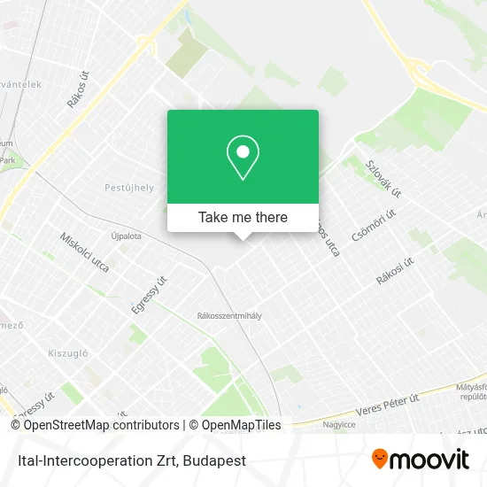 Ital-Intercooperation Zrt map