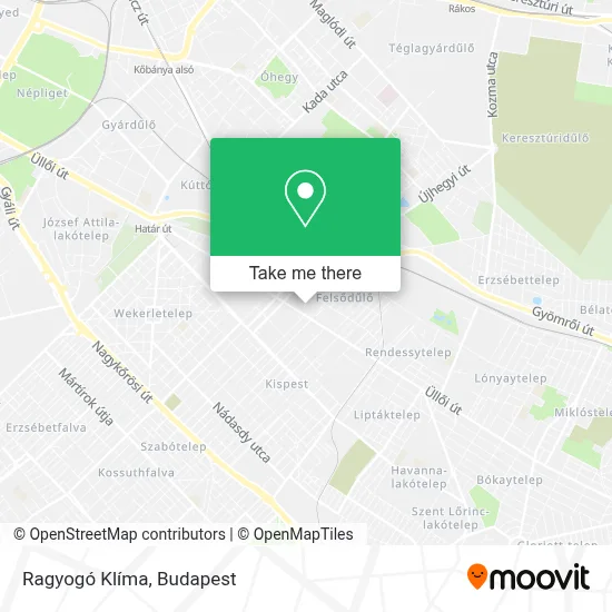 Ragyogó Klíma map