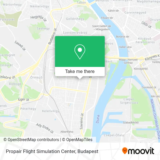Propair Flight Simulation Center map