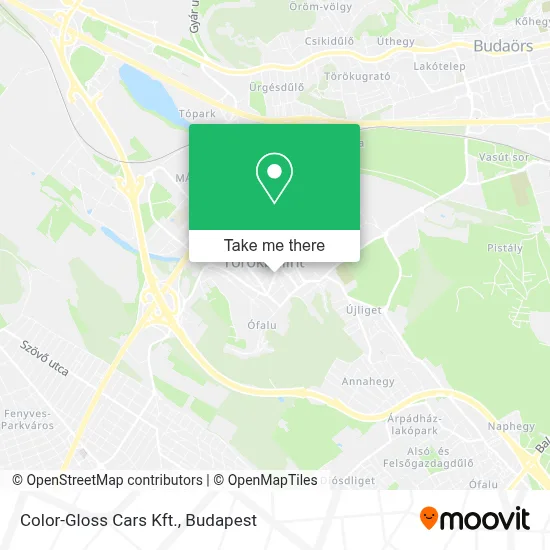 Color-Gloss Cars Kft. map
