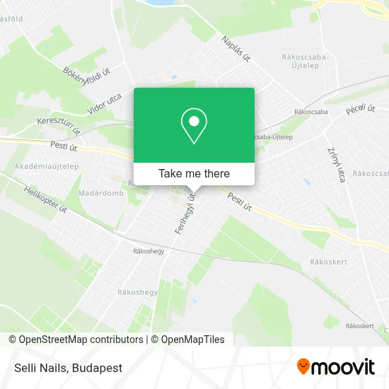 Selli Nails map