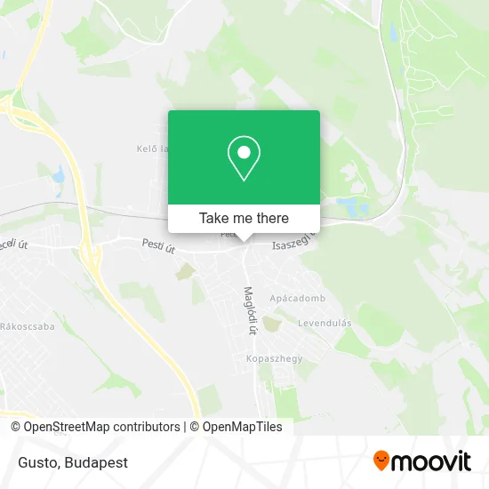 Gusto map