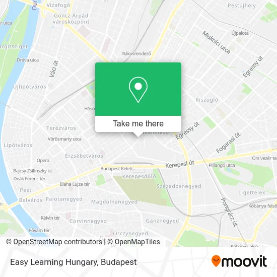 Easy Learning Hungary map