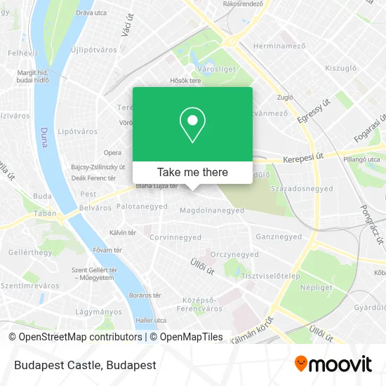 Budapest Castle map