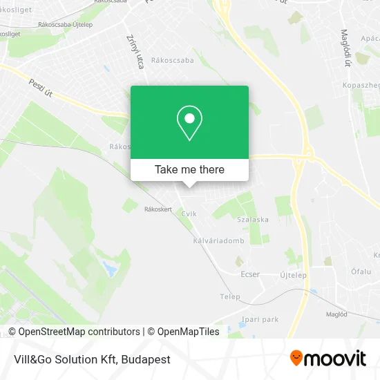 Vill&Go Solution Kft map