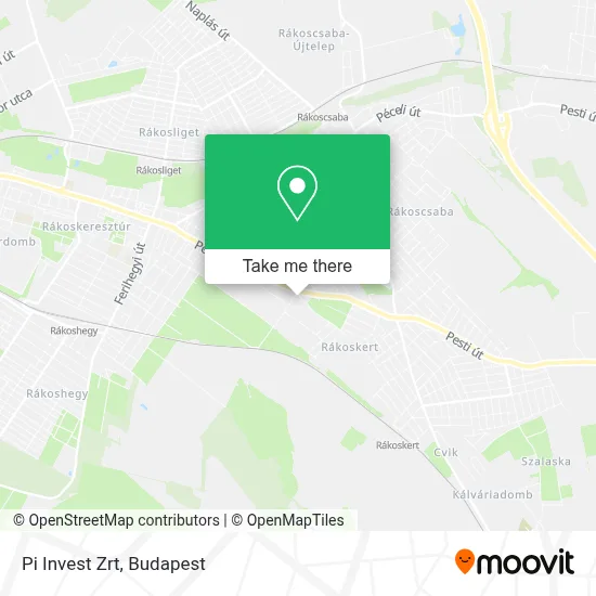 Pi Invest Zrt map