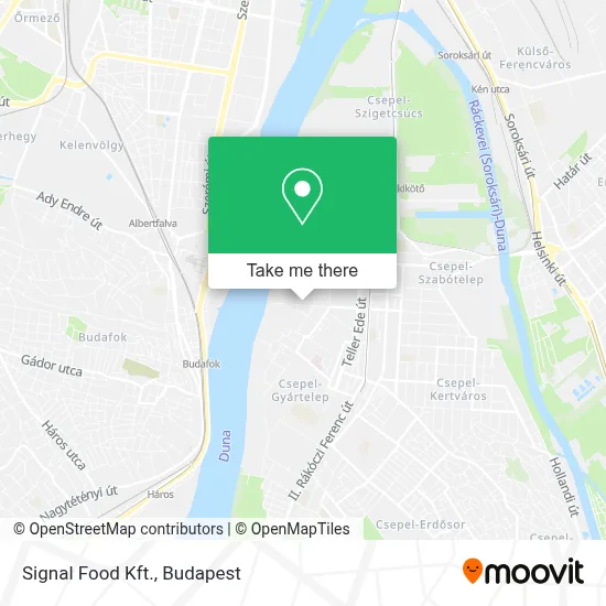 Signal Food Kft. map