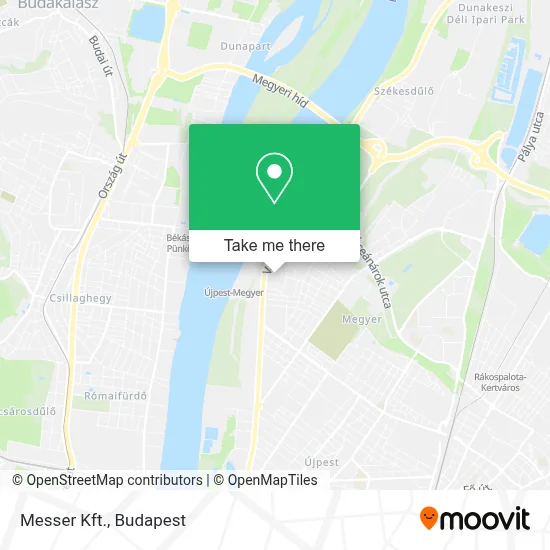 Messer Kft. map