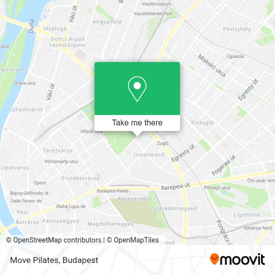 Move Pilates map