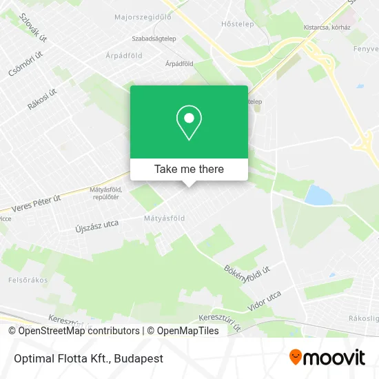 Optimal Flotta Kft. map