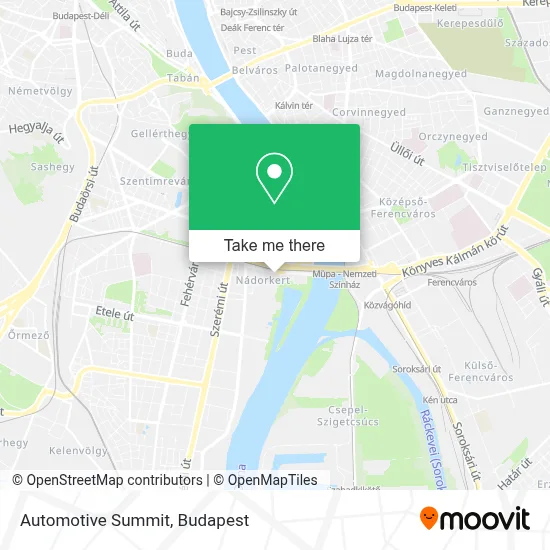 Automotive Summit map