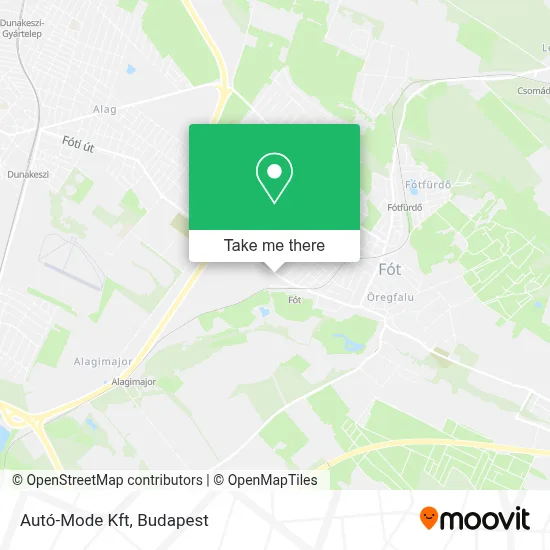 Autó-Mode Kft map