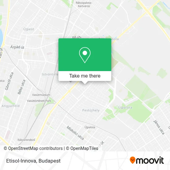 Etisol-Innova map