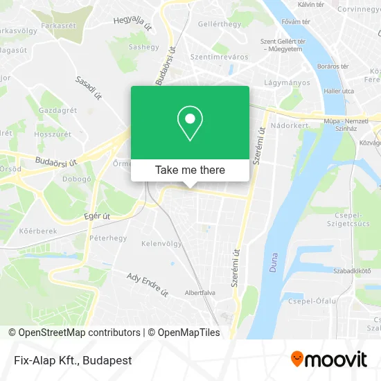 Fix-Alap Kft. map
