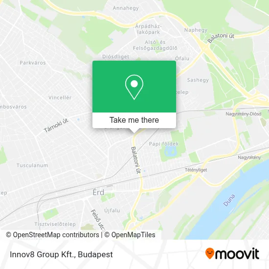 Innov8 Group Kft. map