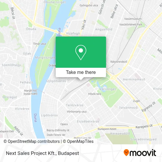 Next Sales Project Kft. map