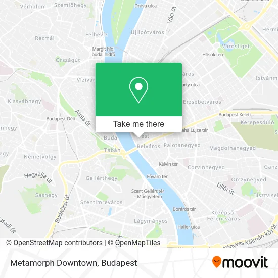 Metamorph Downtown map