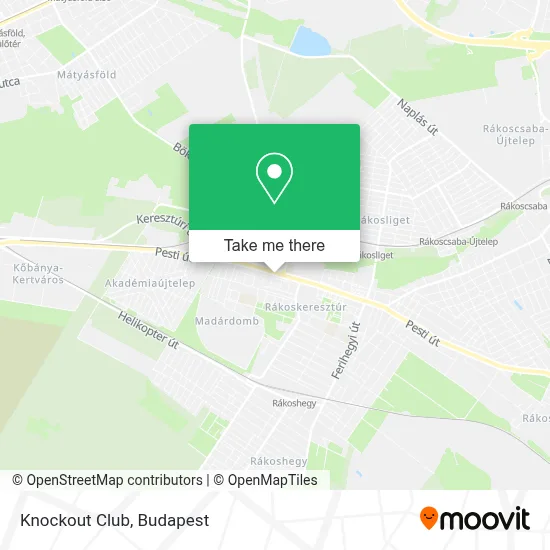 Knockout Club map
