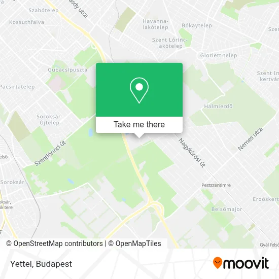 Yettel map
