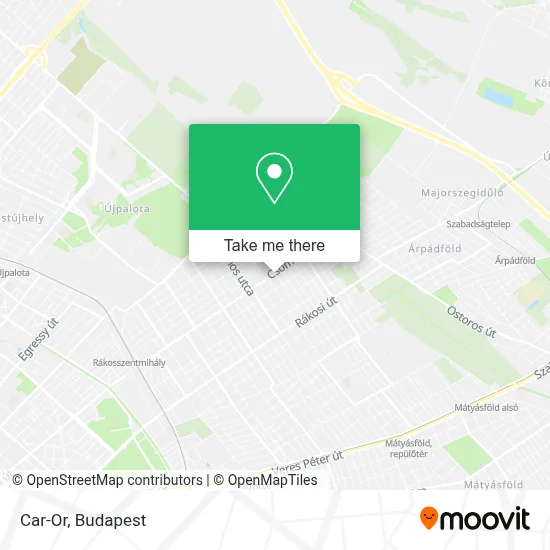 Car-Or map