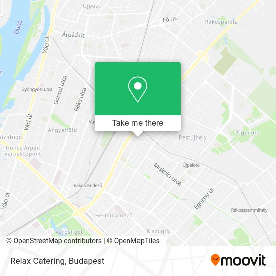 Relax Catering map