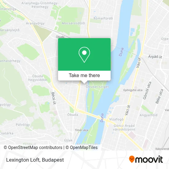 Lexington Loft map
