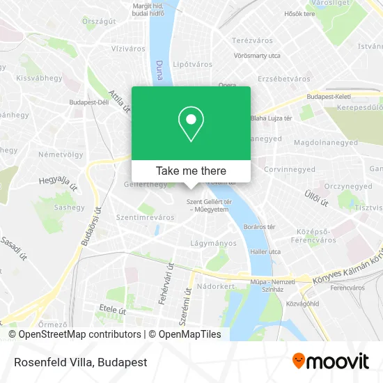 Rosenfeld Villa map