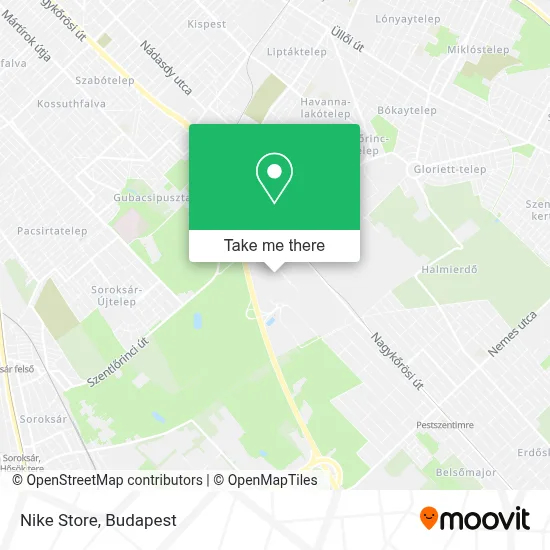 Nike Store map