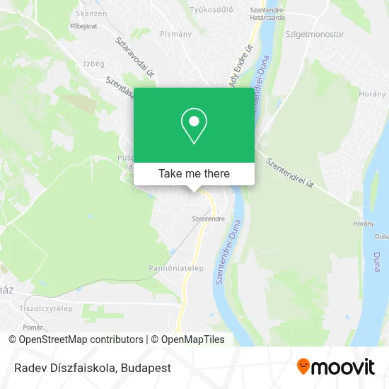 Radev Díszfaiskola map