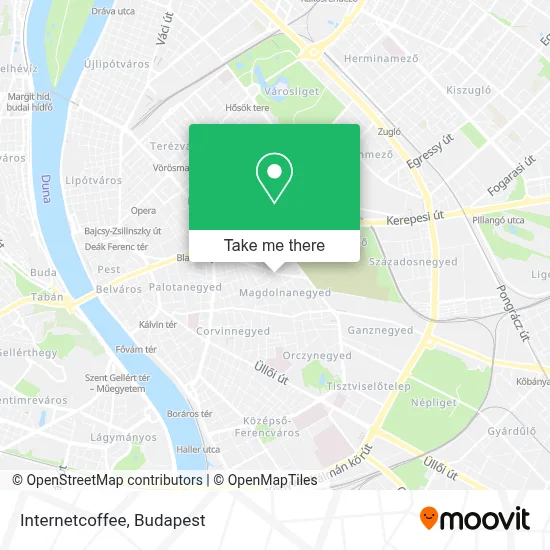 Internetcoffee map
