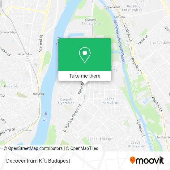 Decocentrum Kft map