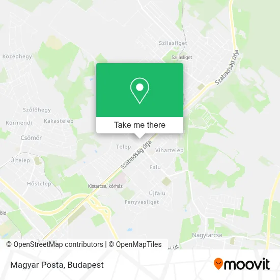 Magyar Posta map