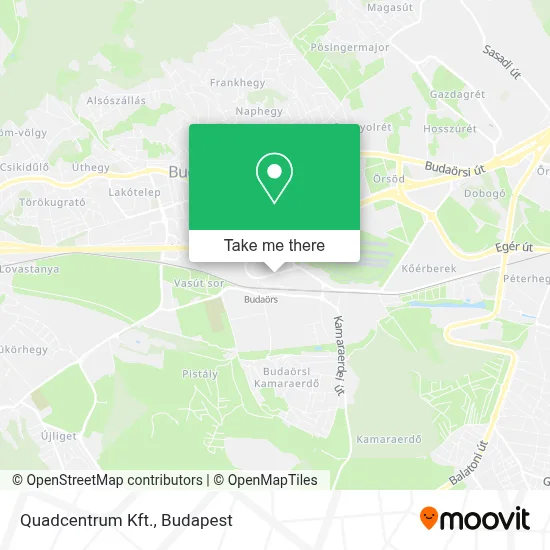 Quadcentrum Kft. map