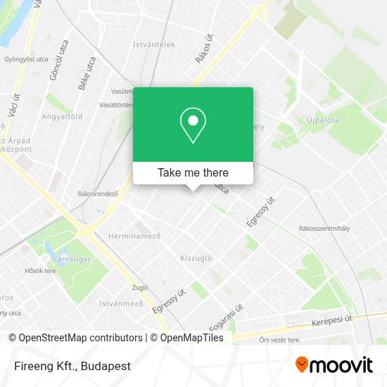 Fireeng Kft. map