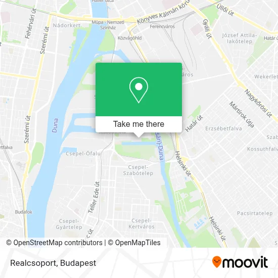 Realcsoport map