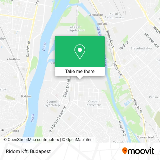 Ridom Kft map