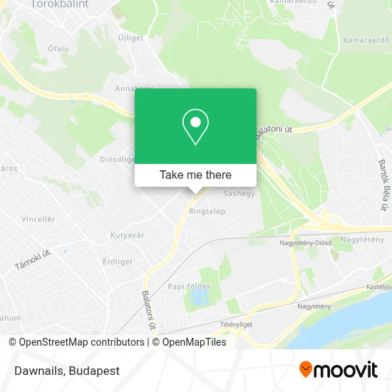 Dawnails map