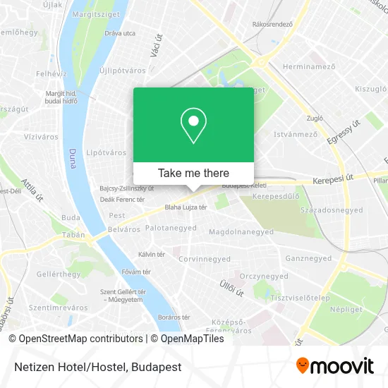 Netizen Hotel/Hostel map