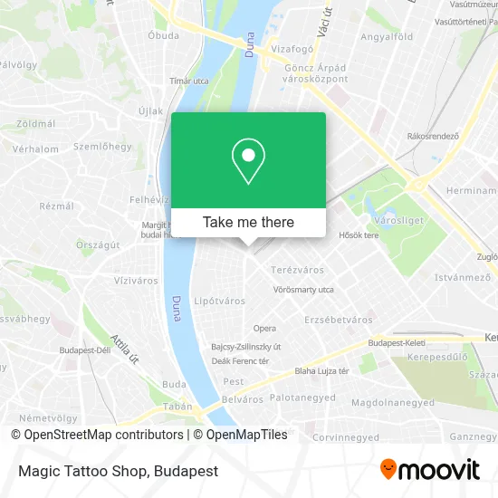 Magic Tattoo Shop map