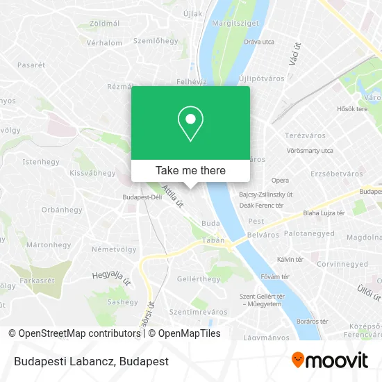 Budapesti Labancz map