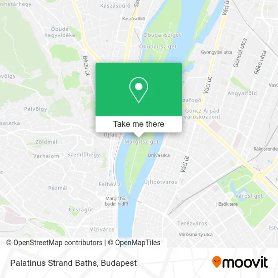 Palatinus Strand Baths map