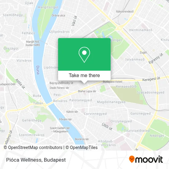 Pióca Wellness map