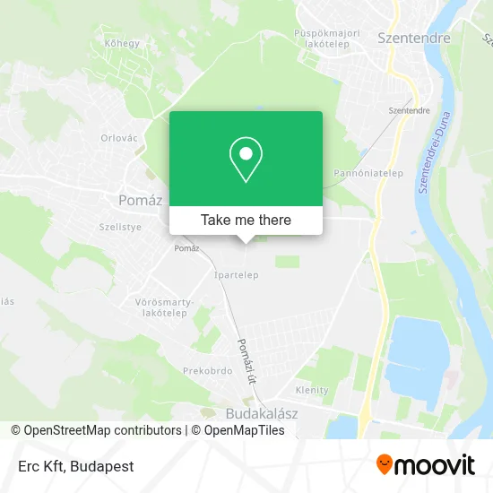 Erc Kft map